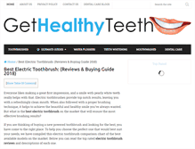 Tablet Screenshot of gethealthyteeth.com